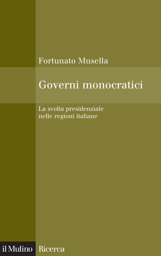 Copertina del libro Governi monocratici