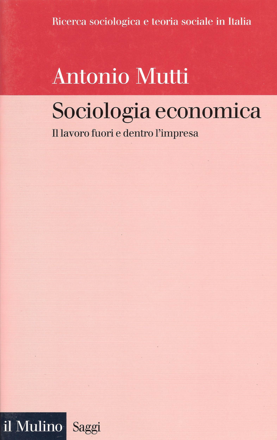 Copertina del libro Sociologia economica